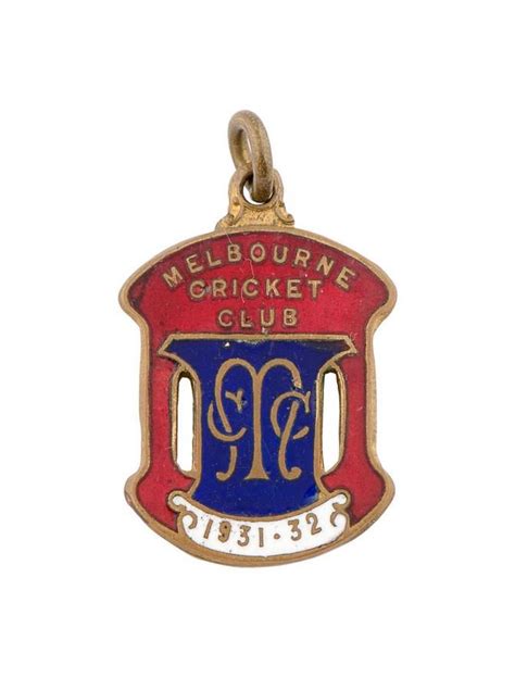 Melbourne Cricket Club Membership Badges (1931-1933) - Sporting ...