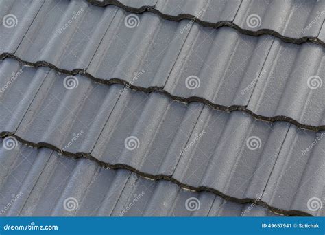 Black roof tiles stock image. Image of tiles, protection - 49657941