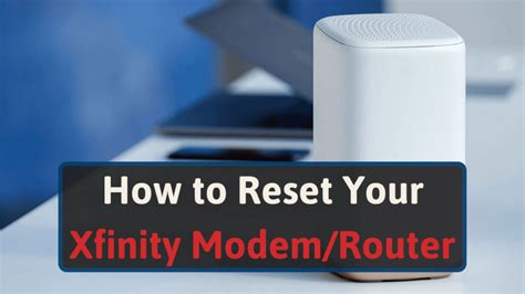 How To Reset Your Xfinity Modem/Router (Gateway)