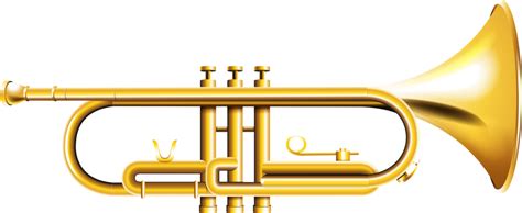 Gold Trumpet PNG Pic | PNG All