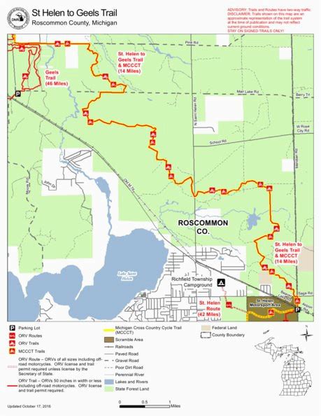 Michigan orv Trail Map | secretmuseum