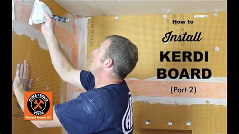 How to Install Schluter KERDI-BOARD in a Bathroom Part 2 (Step-by-Step) | Bathroom renovation ...