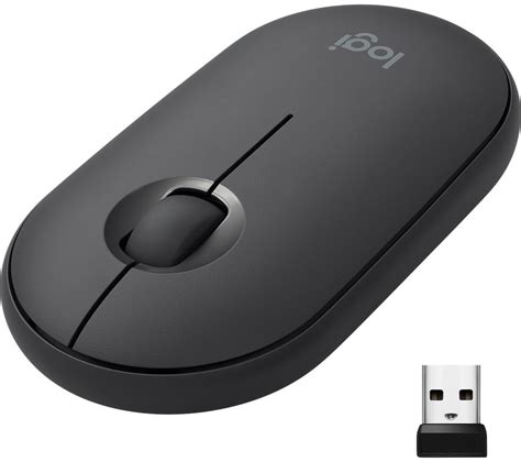 LOGITECH Pebble M350 Wireless Optical Mouse - Black Fast Delivery ...