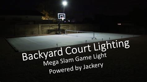 Easy Lighting for Pickleball / Basketball Court!! Mega Slam Game Light ...