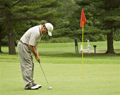 Putt Shot stock photo. Image of lesson, exercise, senior - 937398