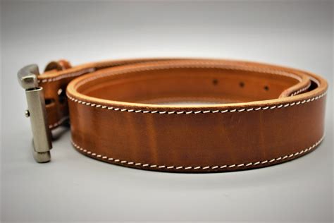 Leather Belt Full Grain Leather Belt Brown Leather Belt - Etsy