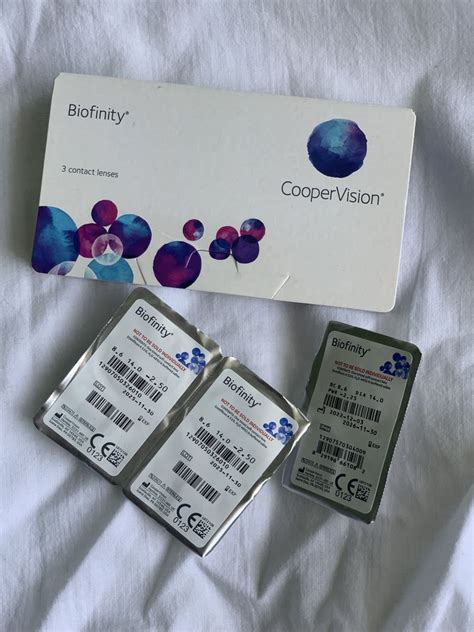 Лінзи одномісячні Biofinity CooperVision в наявності: 180 грн ...