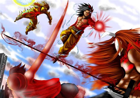 One piece, Bleach, Dragon Ball Z, Naruto Shippuden by Zefreemen on ...