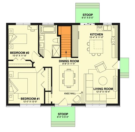 Simple 2 Bedroom Floor Plan With Dimensions | Floor Roma