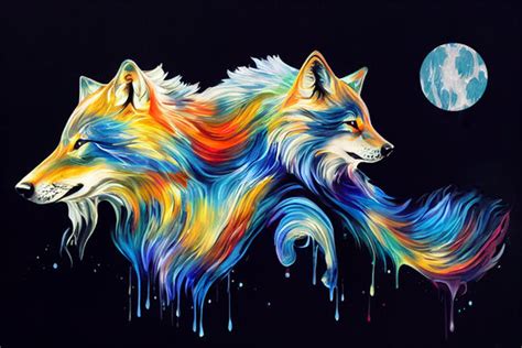 Wolf Painting