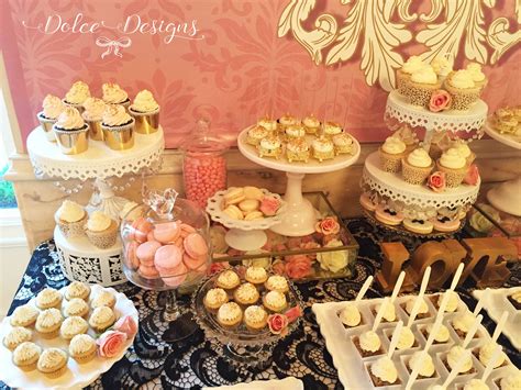 french style dessert table