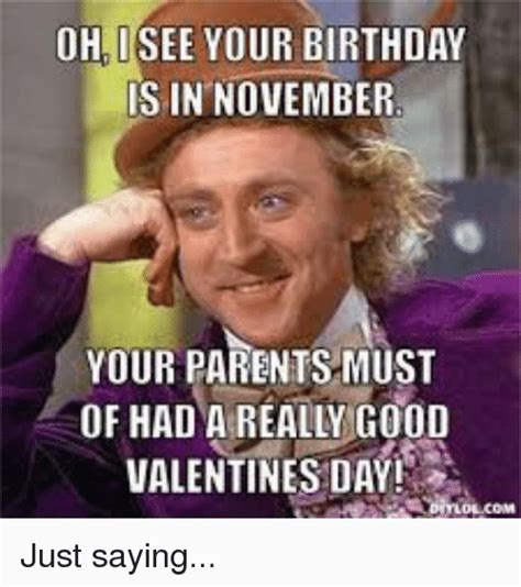 November Birthday Memes – BirthdayBuzz