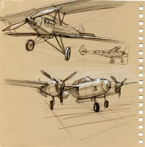 Plane Sketches | jchanarts