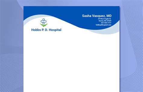 Hospital Letterhead Templates in PSD - FREE Download | Template.net