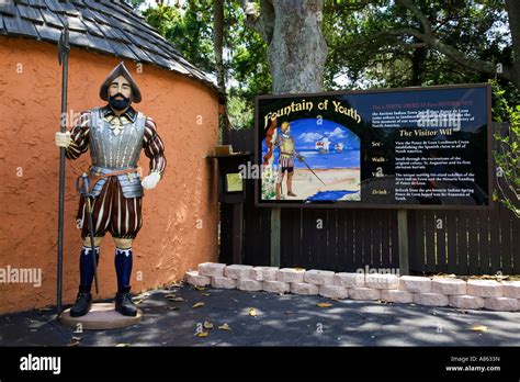 Ponce de leon fountain of youth hi-res stock photography and images - Alamy