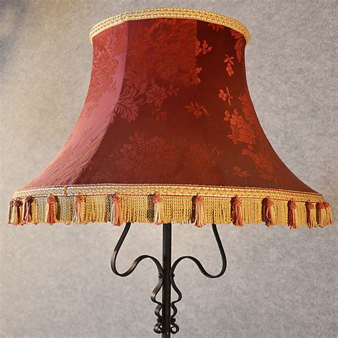 Antiques Atlas - Standard Lamp & Stunning Shade Tall Floor Light