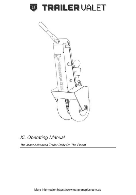 TRAILER VALET XL OPERATING MANUAL Pdf Download | ManualsLib