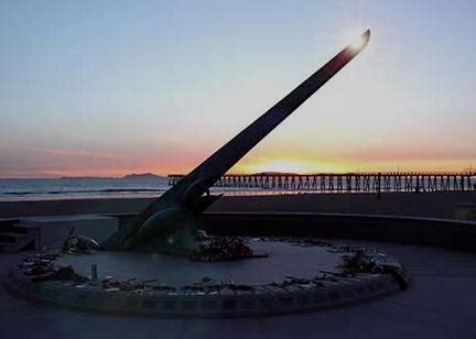 Alaska Airlines Flight 261 Sundial Memorial - Port Hueneme, California