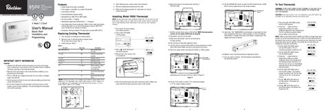 Robertshaw 9500 User Manual | 11 pages | Original mode