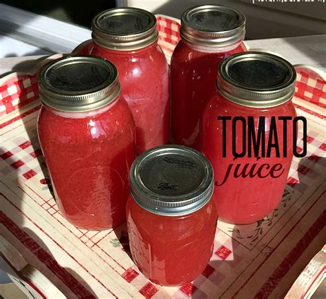 Tomato Juice Recipe (for Canning) – Farm Fresh For Life – Real Food for Health & Wellness