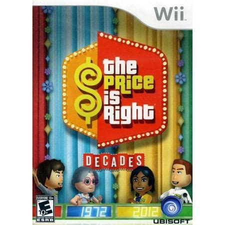 price is right decades - nintendo wii - Walmart.com