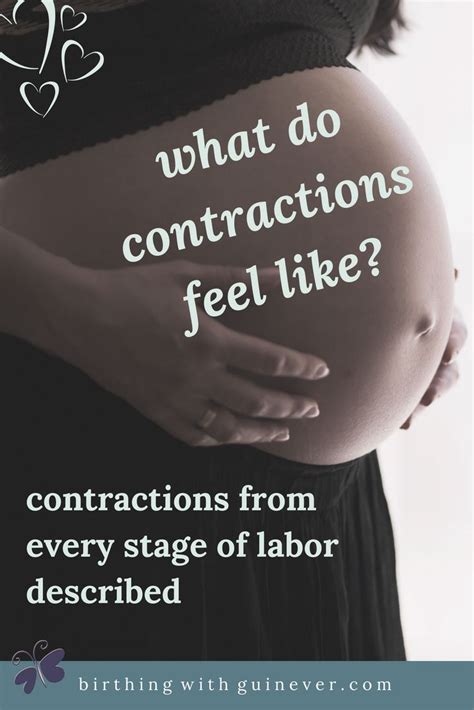 what do contractions feel like? | birthing with guinever | What do contractions feel like ...