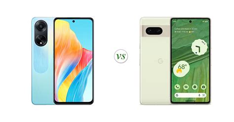 OPPO A98 5G vs Google Pixel 7: Side by Side Specs Comparison