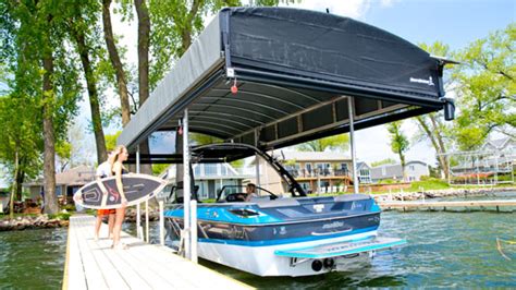 Boat Lift Canopy Cover Systems | ShoreStation