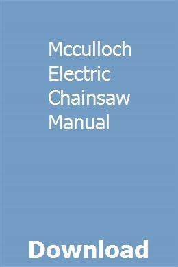 Mcculloch Electric Chainsaw Manual pdf download full online Calculus Textbook, Car Axle, Ford ...