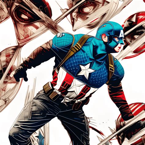 Chris Evans As Captain America · Creative Fabrica