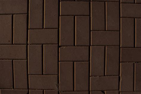 Brown Brick Pavers Sidewalk Texture Picture | Free Photograph | Photos Public Domain