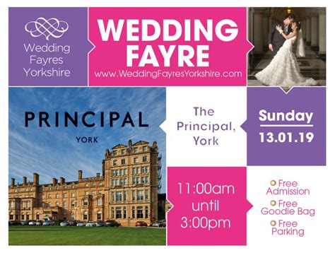 The Principal Hotel York Wedding Fayre - 13th January 2019