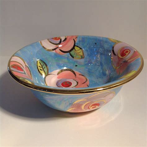 Ceramic Floral Cereal Bowl - Old Chapel Gallery