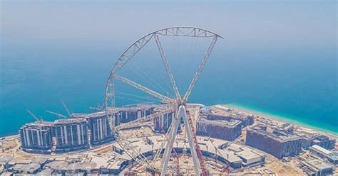 World’s largest Ferris wheel crosses halfway mark in Dubai - , Insight ...