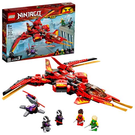Buy LEGO NINJAGO Legacy Kai Fighter 71704 Building Set for Kids Featuring Ninja Action Figures ...