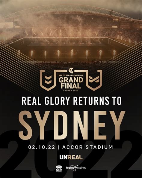 NRL 2022, Grand Final venue, 2022 NRL Grand Final, NRL Telstra Premiership Grand Final, Accor ...