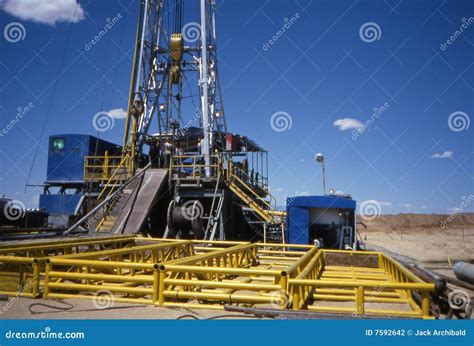 Oil rig platform stock photo. Image of domestic, production - 7592642