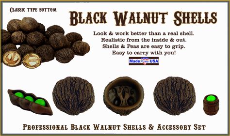 Black Walnut Shells - Classic