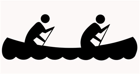 Canoe Silhouette - ClipArt Best