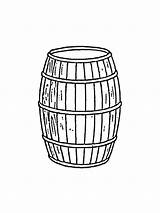 Barrel coloring Pages sketch template