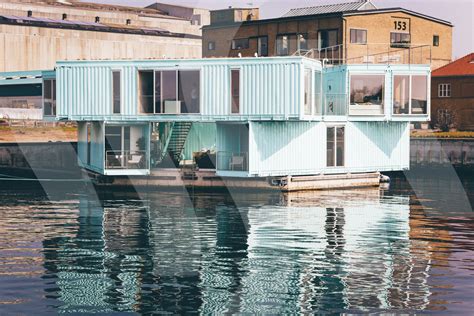 Shipping Container Boat House