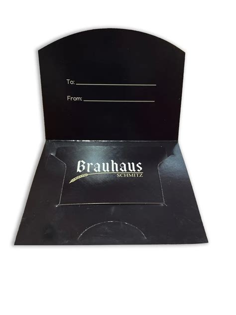 Physical gift card - Brauhaus Schmitz