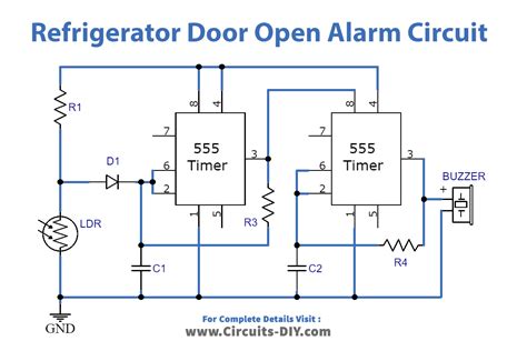 How to Make a Refrigerator Door Open Alarm Circuit