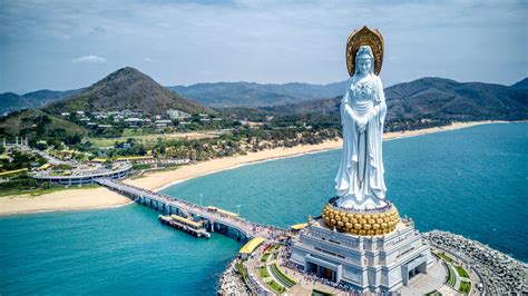 Guanyin of Nanshan statue in Sanya - backiee