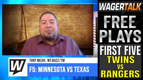 MLB Picks & Predictions | Minnesota Twins vs Texas Rangers Free Play | First Five 6/24 - Win Big ...