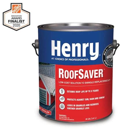 Henry 812 RoofSaver Clear Sealer Shingle Coating 0.90 gal. HE812146 ...