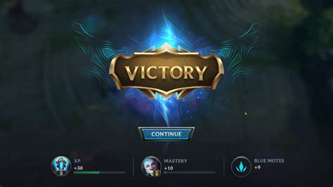 League Of Legends Victory Screen