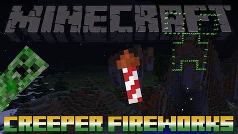 Minecraft How To Make A Firework Creeper Face