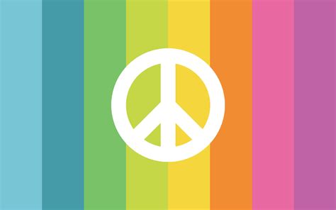 Colorful Peace Signs Wallpaper - WallpaperSafari