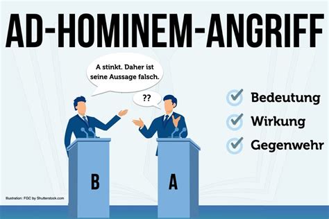 Ad-hominem-Angriff: Tipps, wie Sie reagieren